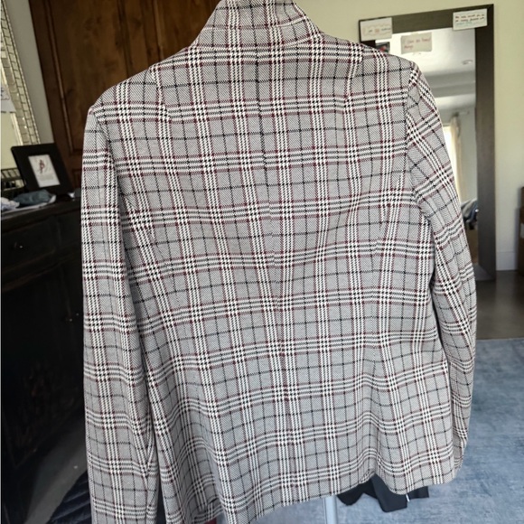 Rag & Bone Multi-Tan Plaid Blazer - Picture 8 of 8